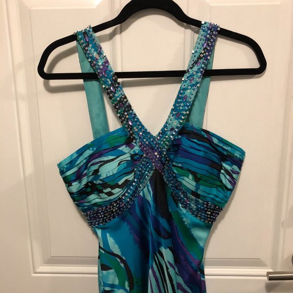 Laura Lightweight Multicoloured Formal Dress - Picture 5 of 6